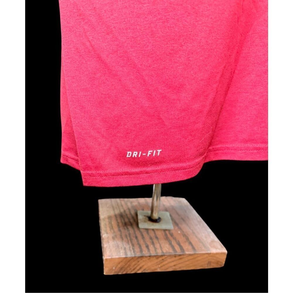 Nike Beast DRI-FIT T-Shirt XL Red Tennis Running Work-Out Swoosh - Picture 10 of 12
